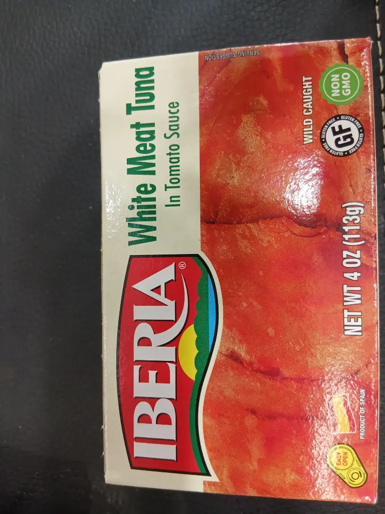 IBERIA WHITE MEAT TUNA IN TOMATO SAUCE 4 OZ 