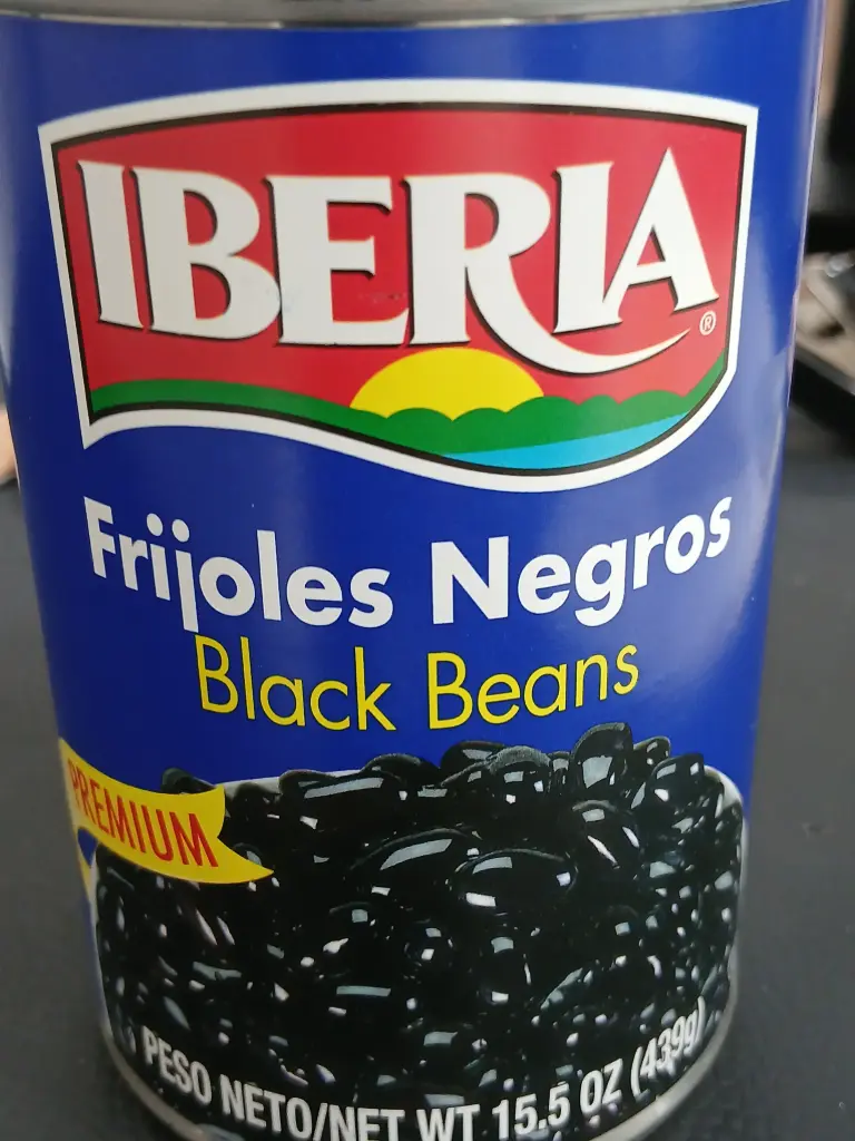 IBERIA BLACK BEANS 15 OZ 