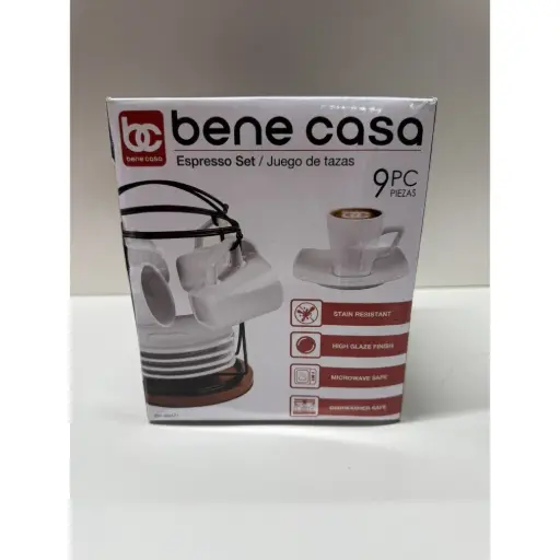 BENE CASA JUEGO DE TAZAS 9 PC