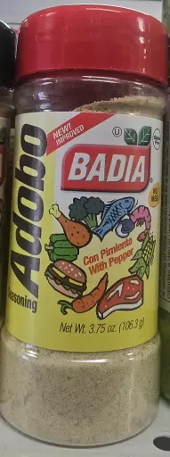 BADIA ADOBO CON PIMIENTA 3.75 OZ