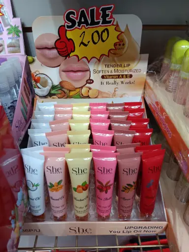 BRILLO DE LABIOS SHE DE VARIOS SABORES 